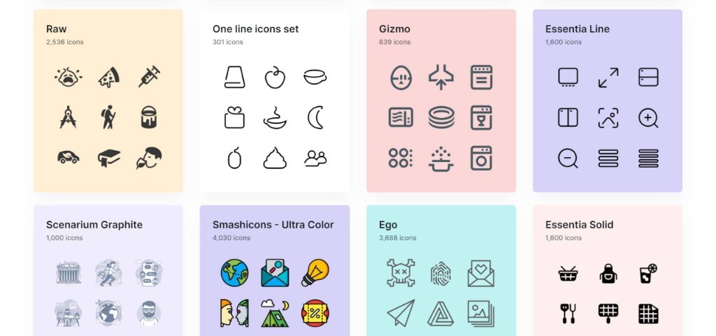 Iconfinder icon collection