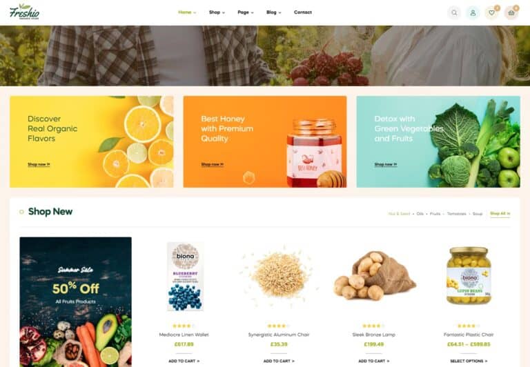 Best WordPress Themes for Supermarkets and Grocery Stores - Design for WP