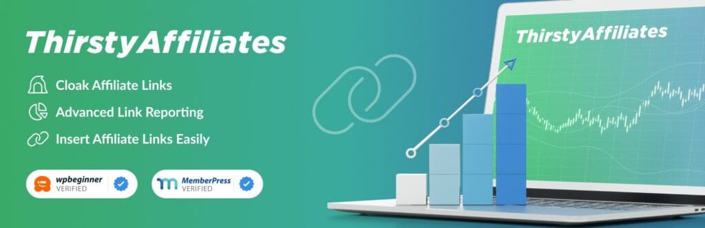 Header image of the ThirstyAffiliates Link Tracking Plugin as used in the WordPress plugin library.
